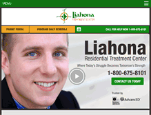 Tablet Screenshot of liahonaacademy.com